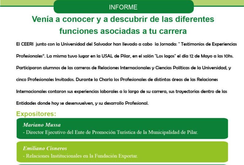 Informe Charla USAL