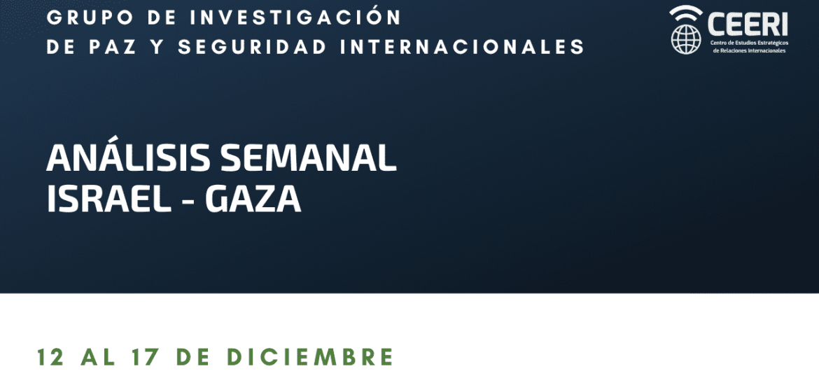 Portada Análisis Israel-Palestina