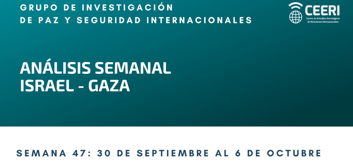 Portada Análisis Israel-Palestina