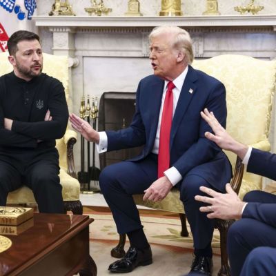 Trump welcomes President Volodymyr Zelenskyy of Ukraine to the White House, Washington, District of Columbia, USA - 28 Feb 2025
